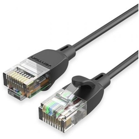 Cable de Red RJ45 UTP Vention IBIBL Cat.6A- 10m- Negro