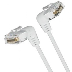 Cable de Red RJ45 UTP Vention IBOWF Cat.6A- 1m- Cabeza Rotatoria 360º- Blanco