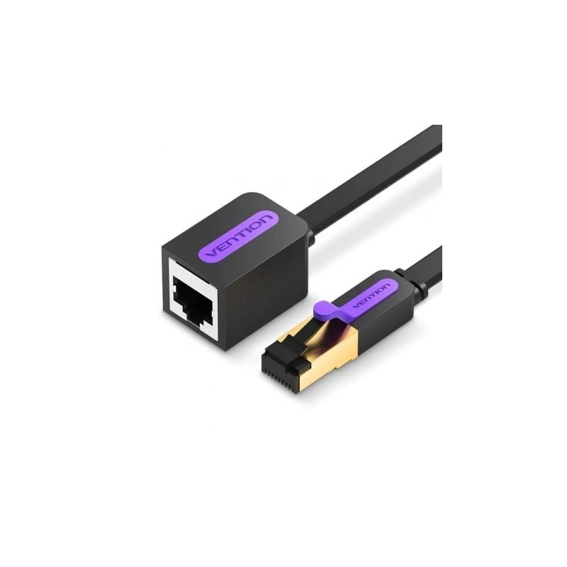 Cable Alargador de Red RJ45 UTP Vention ICBBH Cat.7- 2m- Negro