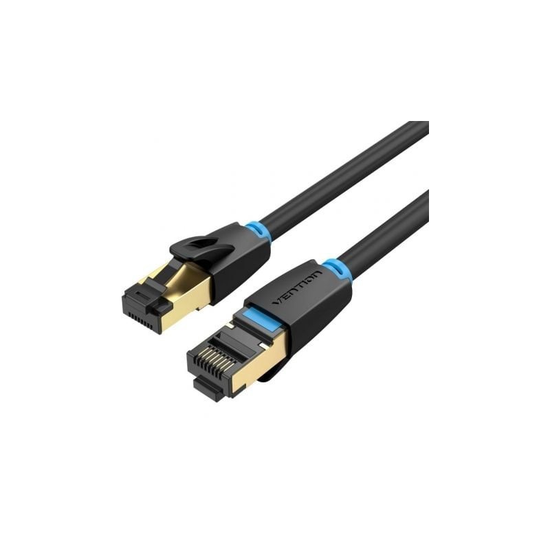 Cable de Red RJ45 SFTP Vention IKABF Cat.8- 1m- Negro