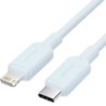 Cable USB 2.0 Tipo-C Lightning Vention LAKSH- USB Tipo-C Macho - Lightning Macho- Hasta 27W- 480Mbps- 2m- Azul