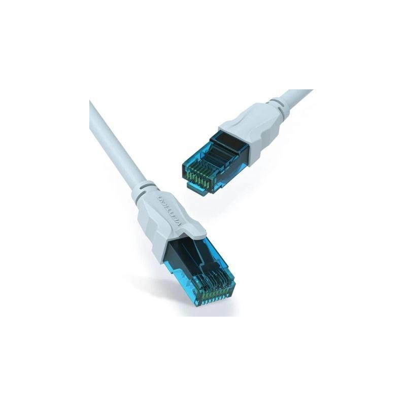 Cable de Red RJ45 UTP Vention VAP-A10-S075 Cat.5e- 75cm- Azul y Negro