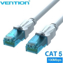 Cable de Red RJ45 UTP Vention VAP-A10-S2000 Cat.5e- 20m- Azul y Blanco