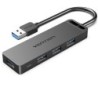 Hub USB 3.0 Vention CHLBB- 4xUSB- 1xMicroUSB PD