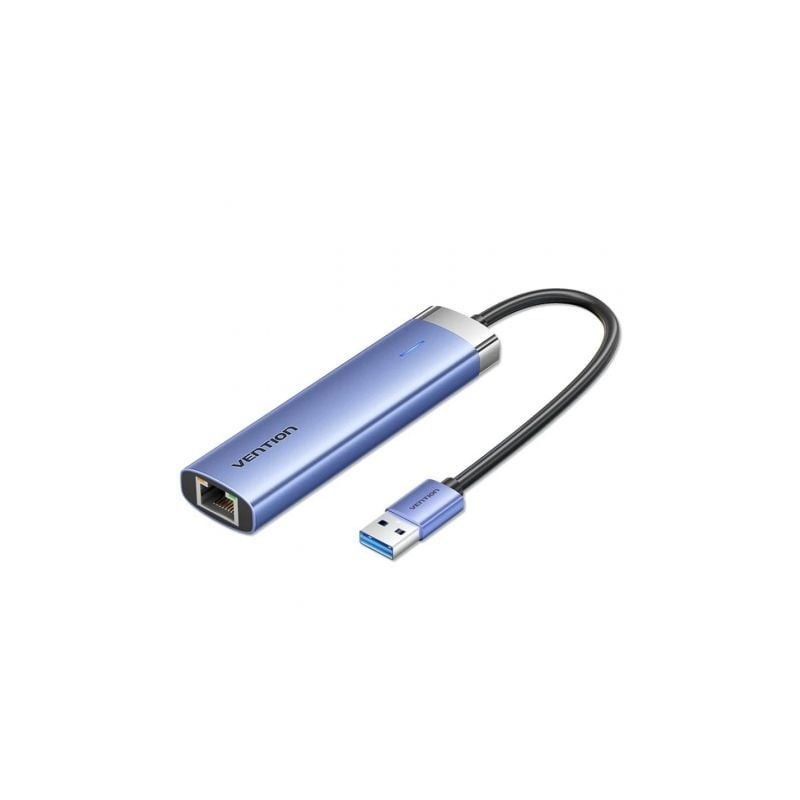 Hub USB 3.0 Vention TGFSB- 3xUSB- 1xRJ45- 1xUSB Tipo-C PD