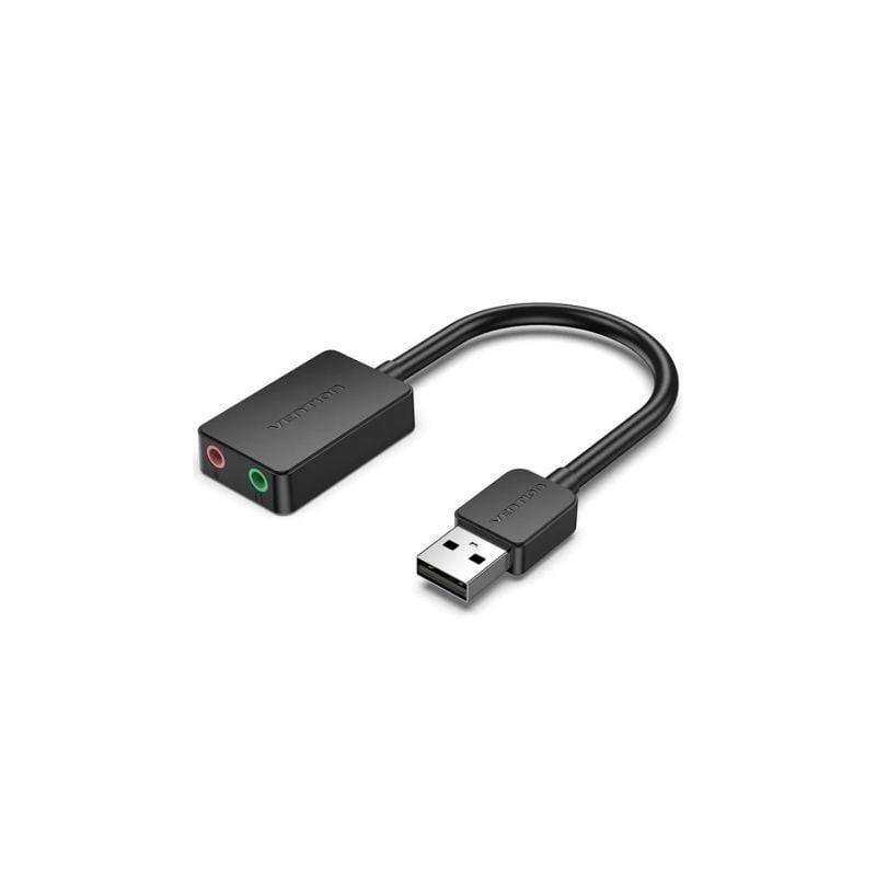 Tarjeta de Sonido Vention CDYB0- 2.1- Negro