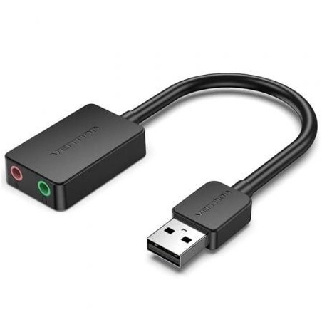 Tarjeta de Sonido Vention CDYB0- 2.1- Negro