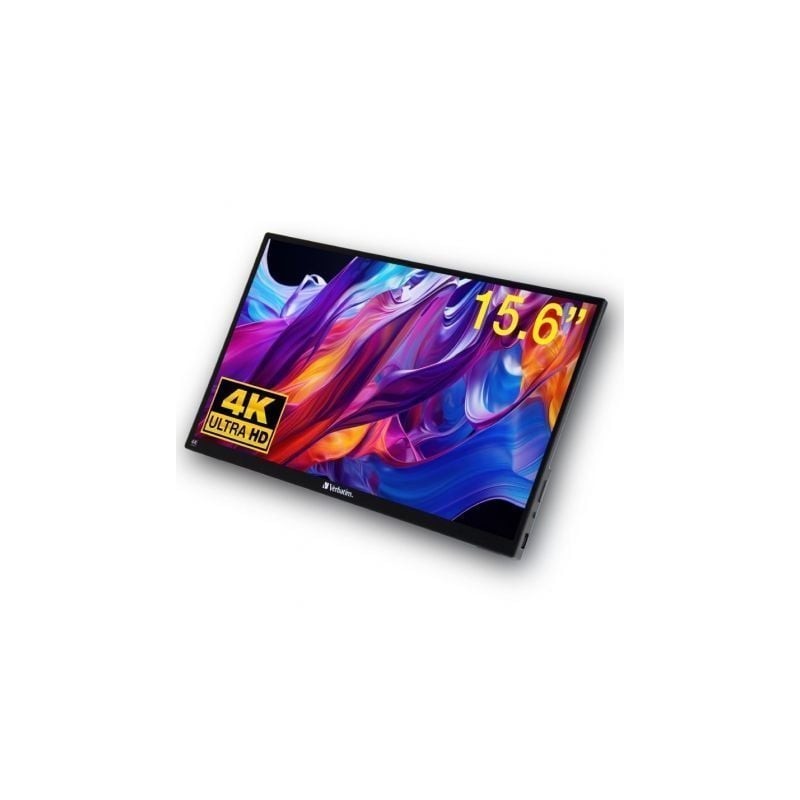 Monitor Portátil Táctil Verbatim PMT-15-4K 15.6'- 4K- Negro