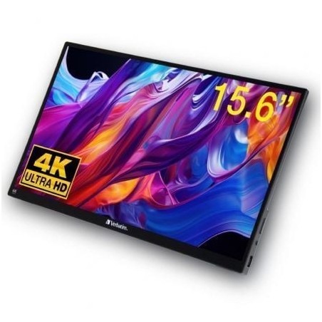 Monitor Portátil Táctil Verbatim PMT-15-4K 15.6'- 4K- Negro