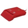 Lector de DNI y Tarjetas Woxter Combo PE26-148- Rojo- USB 2.0