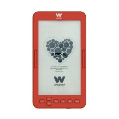 Libro Electrónico Ebook Woxter Scriba 195 S- 4.7'- Tinta Electrónica- Rojo