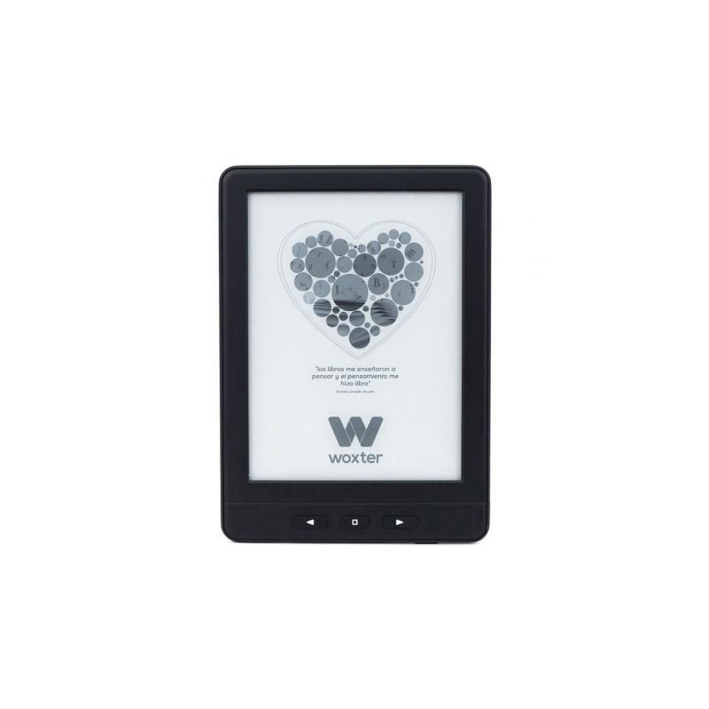 Libro Electrónico Ebook Woxter Scriba Paperlight TP- 6' tactil retroiluminado Tinta Electrónica- Negro