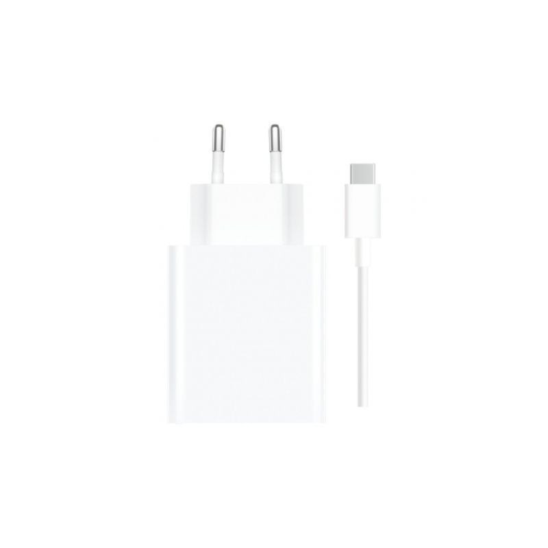 Cargador de Pared Xiaomi 67W HyperCharge Combo (Type-A)- 1xUSB + Cable USB Tipo-C- 67W