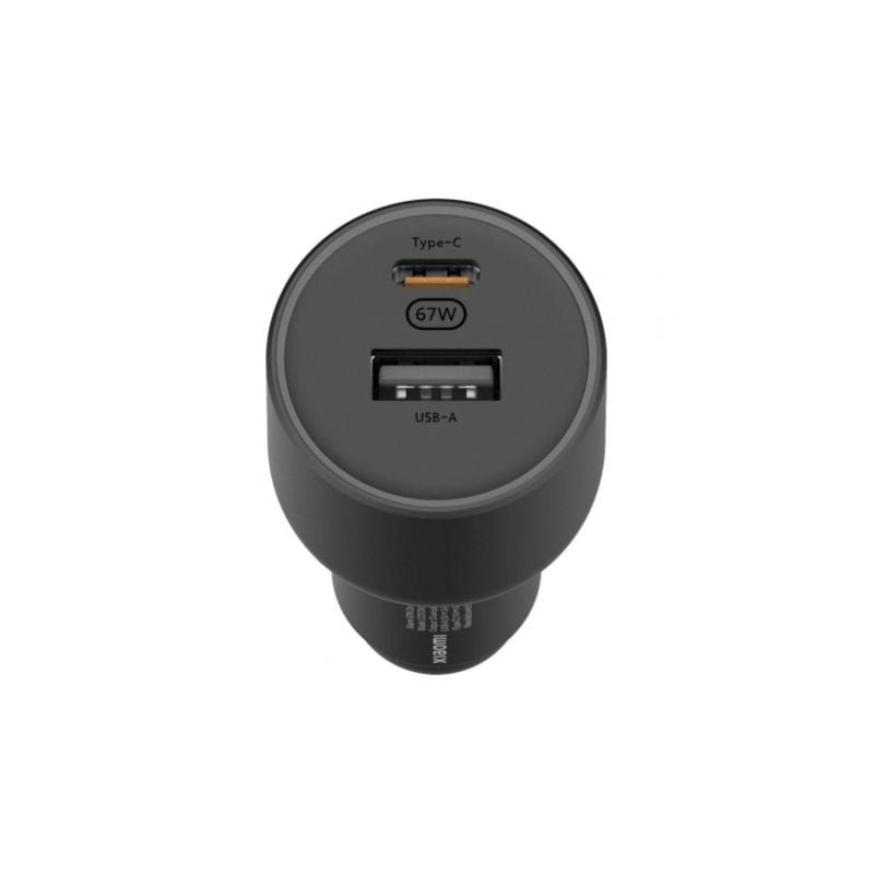 Cargador de Coche Xiaomi 67W USB-A Tipo-C- 1xUSB-A- 1xUSB Tipo-C- 2A- 6A