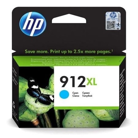 Cartucho de Tinta Original HP nº912 XL Alta Capacidad- Cian