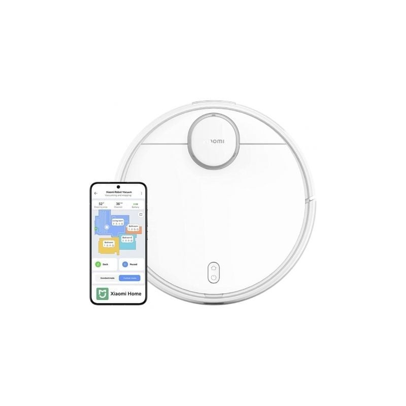 Robot Aspirador Xiaomi Vacuum S12- Friegasuelos- Autonomía 130 Min- control por WiFi