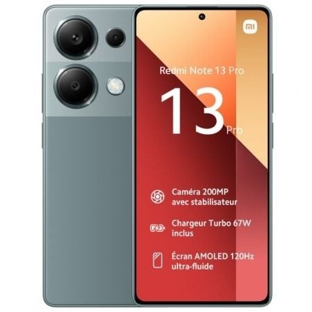 Smartphone Xiaomi Redmi Note 13 Pro 12GB- 512GB- 6.67'- Verde