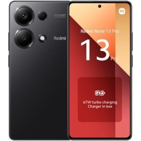 Smartphone Xiaomi Redmi Note 13 Pro NFC 8GB- 256GB- 6.67'- Negro