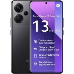 Smartphone Xiaomi Redmi Note 13 Pro+ NFC 8GB- 256GB- 6.67'- 5G- Negro