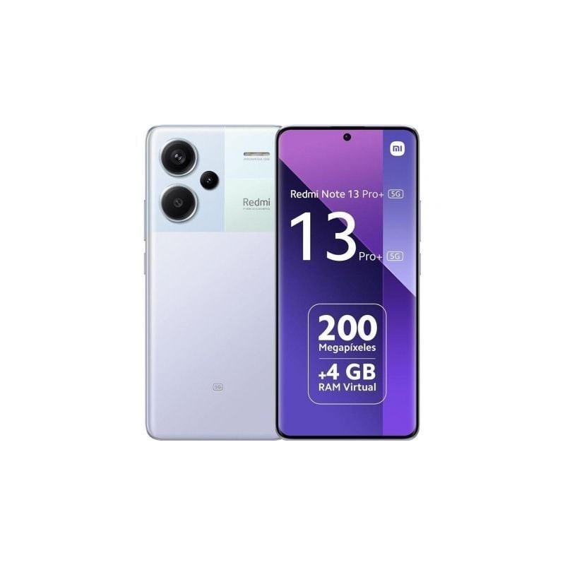 Smartphone Xiaomi Redmi Note 13 Pro+ NFC 8GB- 256GB- 6.67'- 5G- Púrpura