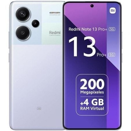 Smartphone Xiaomi Redmi Note 13 Pro+ NFC 8GB- 256GB- 6.67'- 5G- Púrpura