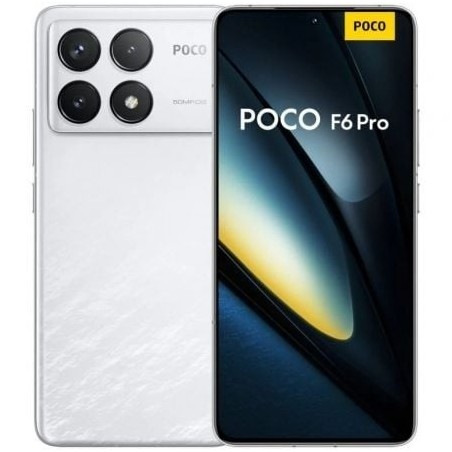 Smartphone Xiaomi POCO F6 Pro 12GB- 512GB- 6.67'- 5G- Blanco