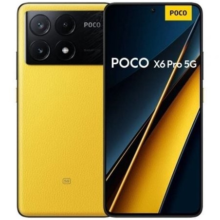 Smartphone Xiaomi POCO X6 Pro 8GB- 256GB- 6.67'- 5G- Amarillo