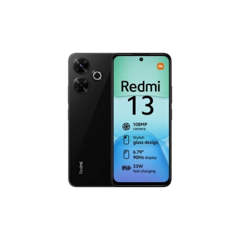 Smartphone Xiaomi Redmi 13 8GB- 256GB- 6.79'- Negro Medianoche