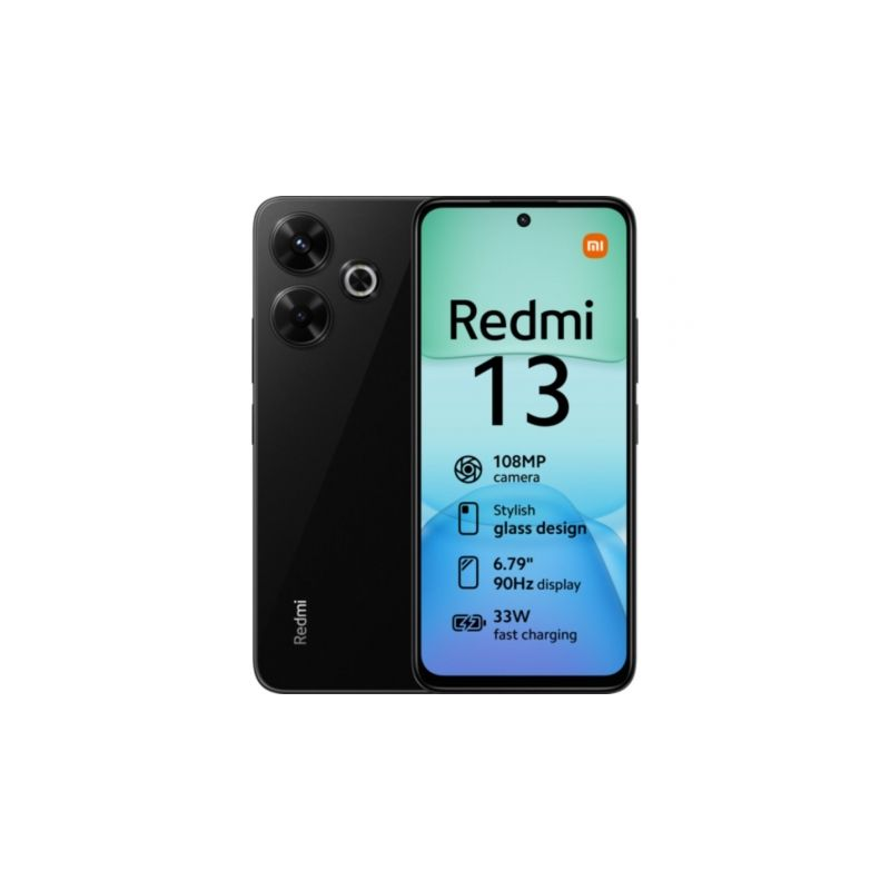 Smartphone Xiaomi Redmi 13 8GB- 256GB- 6.79'- Negro Medianoche
