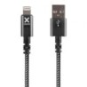 Cable USB 2.0 Lightning Xtorm CX2021- USB Macho - Lightning Macho- Hasta 12W- 480Mbps- 3m- Negro