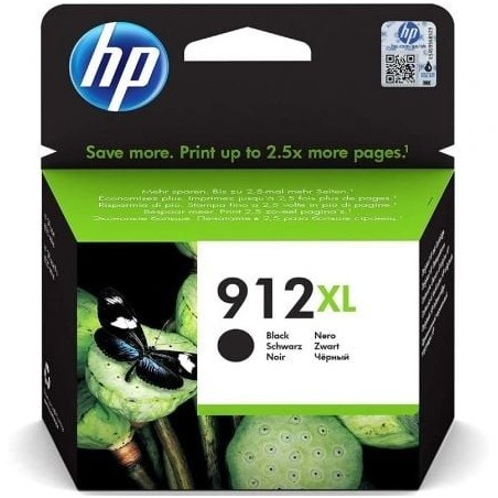 Cartucho de Tinta Original HP nº912 XL Alta Capacidad- Negro