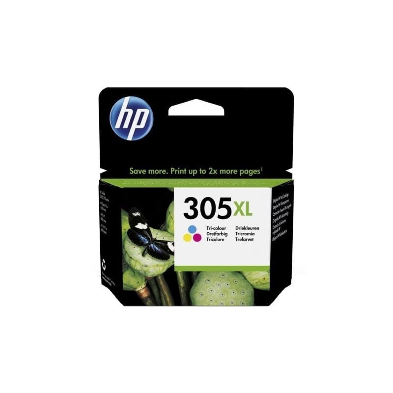 Cartucho de Tinta Original HP nº305 XL Alta Capacidad- Tricolor