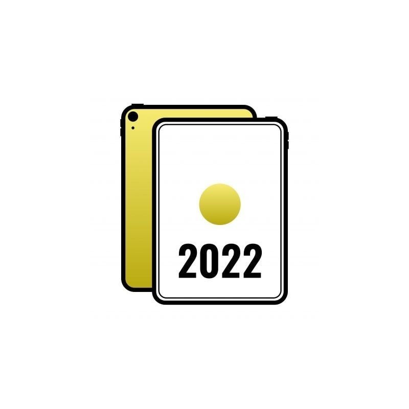 Apple iPad 10.9 2022 10th WiFi Cell- 5G-A14 Bionic- 64GB- Amarillo - MQ6L3TY-A