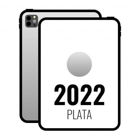 Apple iPad Pro 12.9' 2022 6th WiFi Cell- 5G- M2- 2TB- Plata - MP273TY-A