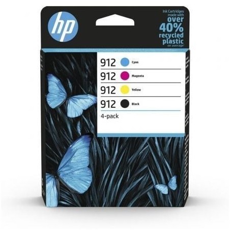 Cartucho de Tinta Original HP nº912 Multipack- Negro- Magenta- Cian- Amarillo