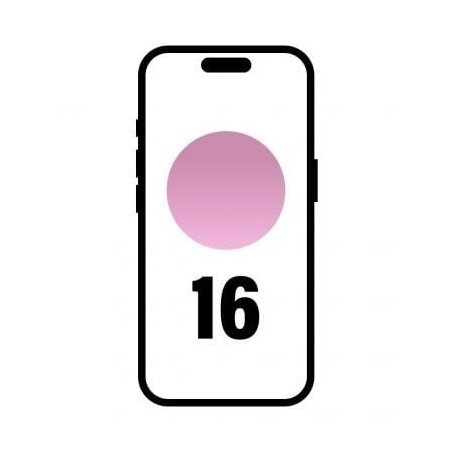 Smartphone Apple iPhone 16 128GB- 6.1'- 5G- Rosa