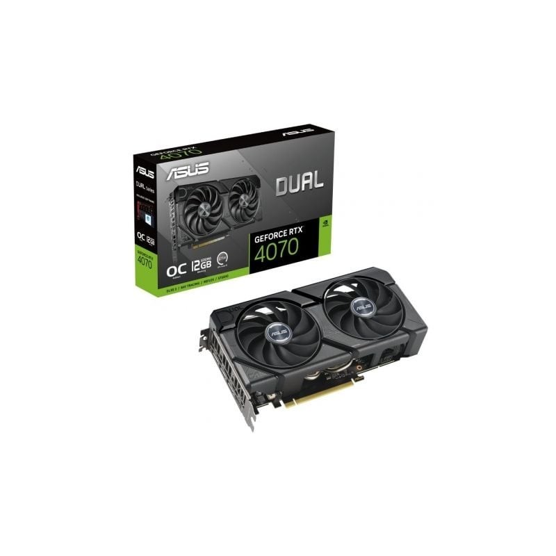 Tarjeta Gráfica Asus Dual GeForce RTX 4070 EVO OC Edition- 12GB GDDR6