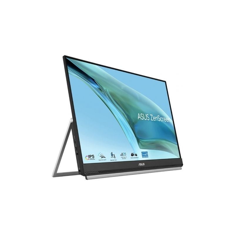 Monitor Portátil Asus ZenScreen MB249C 23.8'- Full HD- Multimedia- Regulable en Altura- Negro