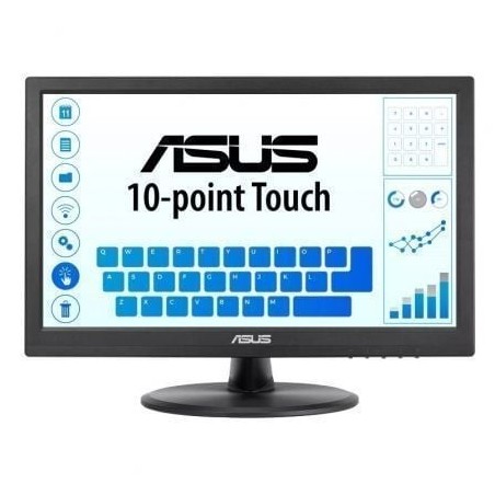 Monitor Profesional Táctil Asus VT168HR 15.6'- WXGA- Negro
