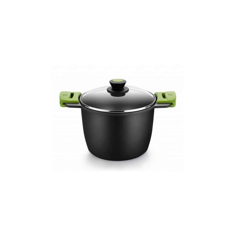 OLLA ALTA PRIOR BRA A403920 - Ø20CM - 4.1L - ESPESOR 5.5MM - ALUMINIO FUNDIDO - TEFLÓN ANTIADHERENTE - ASAS DE SILICONA