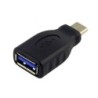Adaptador USB 3.1 Tipo-C Aisens A108-0323- USB Tipo-C Macho - USB Hembra