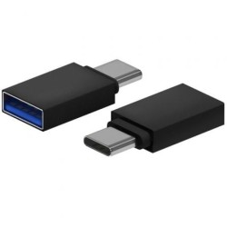 Adaptador USB 3.2 Aisens A108-0717- USB Hembra - USB Tipo-C Macho- Negro