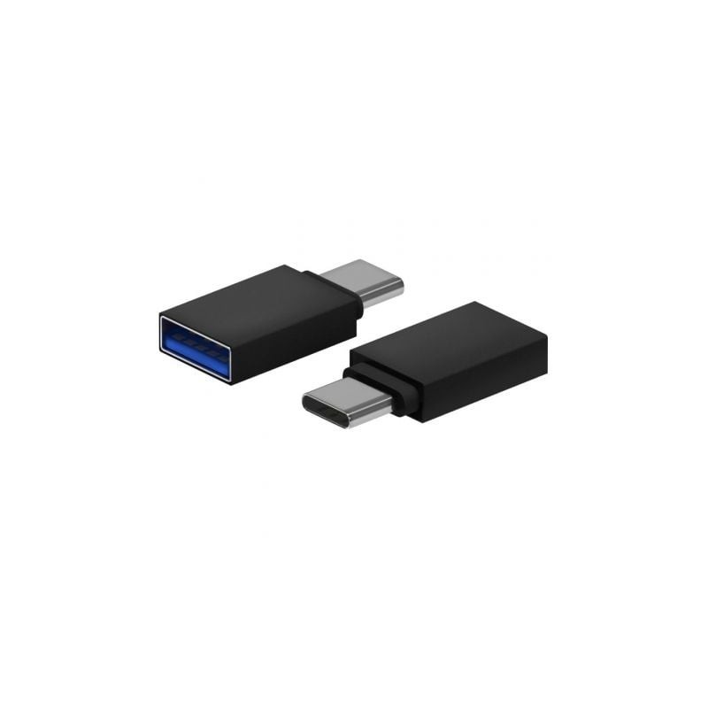 Adaptador USB 3.2 Aisens A108-0717- USB Hembra - USB Tipo-C Macho- Negro