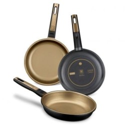 Pack 3 Sartenes Bra Terra A121416- Ø18cm- Ø22cm- Ø26cm- Apta para Inducción