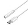 Conversor USB Tipo-C Aisens A109-0384- USB Tipo-C Macho - Jack 3.5 Hembra