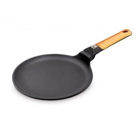 Sartén Crepera Bra Efficient Orange A282526- Ø26cm- Aluminio fundido- Apta para Inducción