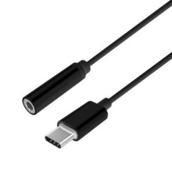 Conversor USB Tipo-C Aisens A109-0385- USB Tipo-C Macho - Jack 3.5 Hembra