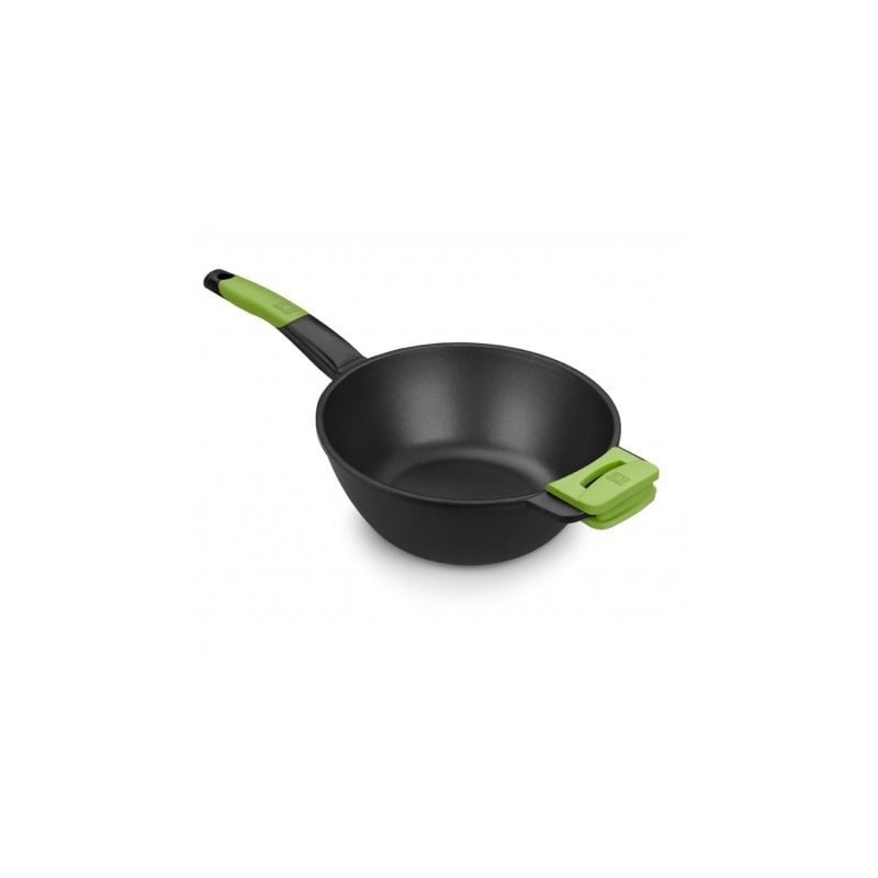 Sartén Bra Wok Prior A121471- Ø28cm- Aluminio fundido- Apta para Inducción