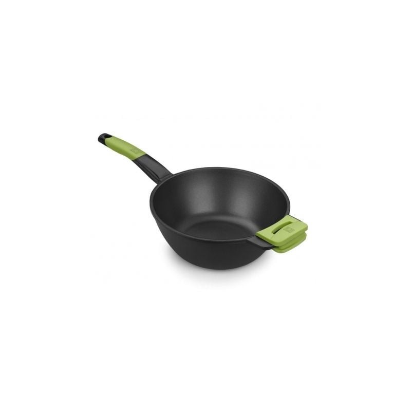 Sartén Bra Wok Prior- Ø24cm- Aluminio fundido- Apta para Inducción