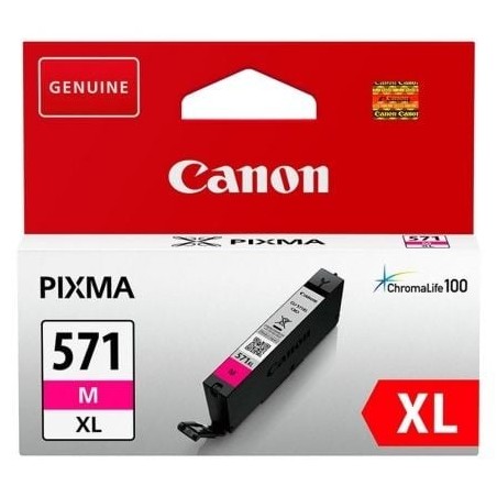 Cartucho de Tinta Original Canon CLI-571MXL Alta Capacidad- Magenta